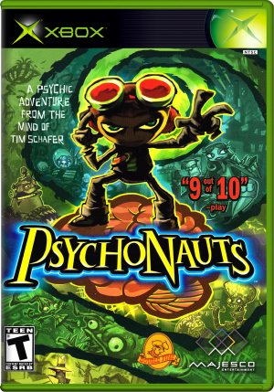 Psychonauts (USA) 2D Box Front